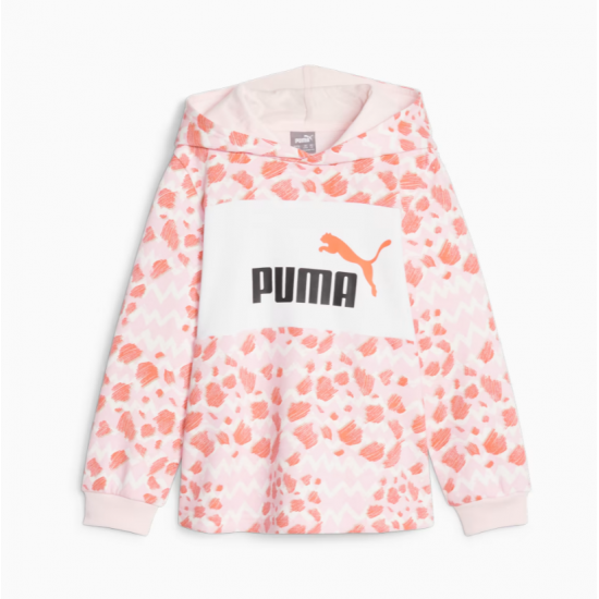 Puma detská mikina s kapucňou Essentials Mix Match Puma detská mikina s kapucňou Essentials Mix Match