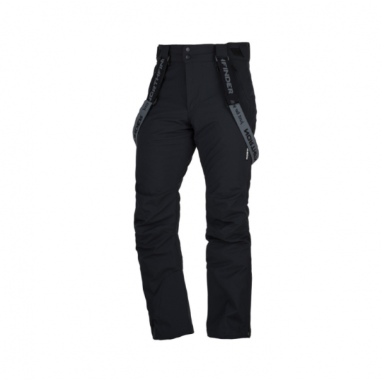 Northfinder Pánske lyžiarske softshellové nohavice TED black 