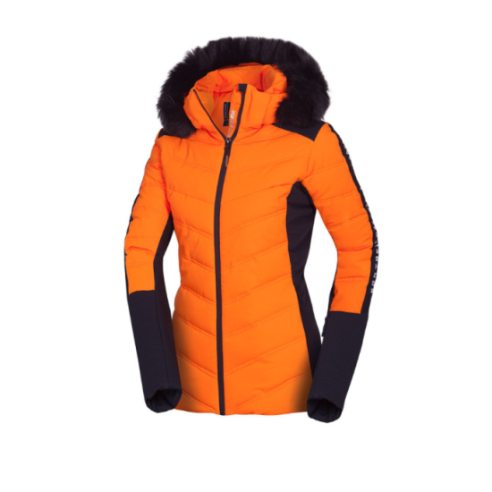 Northfinder Dámska lyžiarska bunda vodoodolná THELMA orangeblack Northfinder Dámska lyžiarska bunda vodoodolná THELMA orangeblack