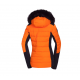 Northfinder Dámska lyžiarska bunda vodoodolná THELMA orangeblack 