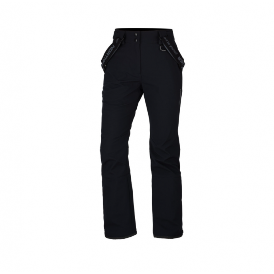 Northfinder dámske lyžiarske nohavice softshellové elastické SYLVIA black 