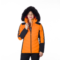 Northfinder Dámska lyžiarska bunda vodoodolná THELMA orangeblack 