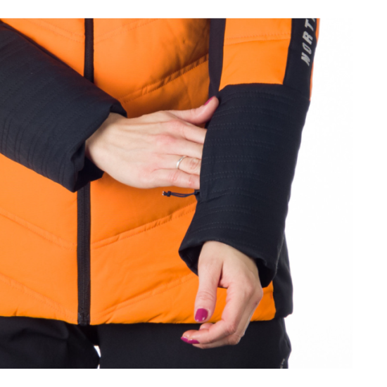 Northfinder Dámska lyžiarska bunda vodoodolná THELMA orangeblack Northfinder Dámska lyžiarska bunda vodoodolná THELMA orangeblack