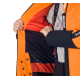 Northfinder Dámska lyžiarska bunda vodoodolná THELMA orangeblack Northfinder Dámska lyžiarska bunda vodoodolná THELMA orangeblack