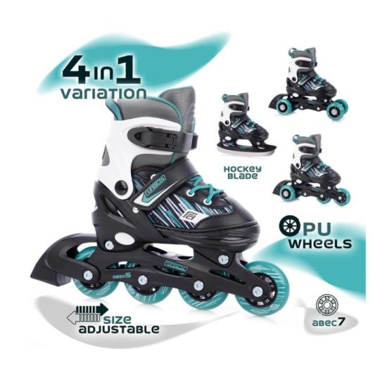 FunActive Trilo 4in1 Detské nastaviteľné kolieskové korčule FunActive Trilo 4in1 Detské nastaviteľné kolieskové korčule