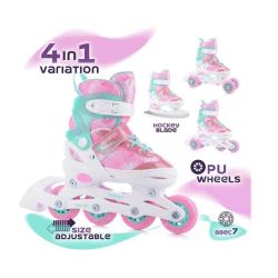 FunActive Trilo 4in1 detské nastaviteľné kolieskové korčule 